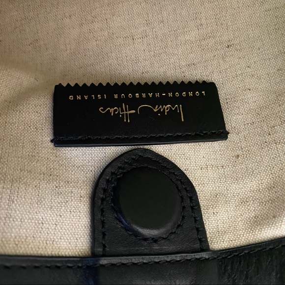 India Hicks Maddison May Black Leather CrossBody - Picture 8 of 11